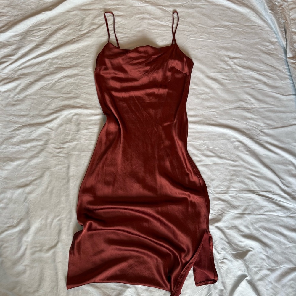 Express Autumn Slip Dress Spaghetti Strap Cocktail